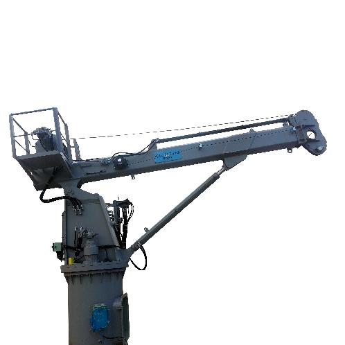 Rescue boat&Provision combined crane